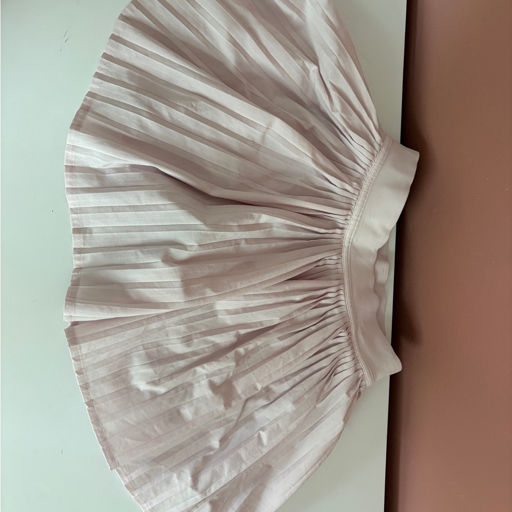 lululemon athletica Light Pink Pleated Skater Skirt